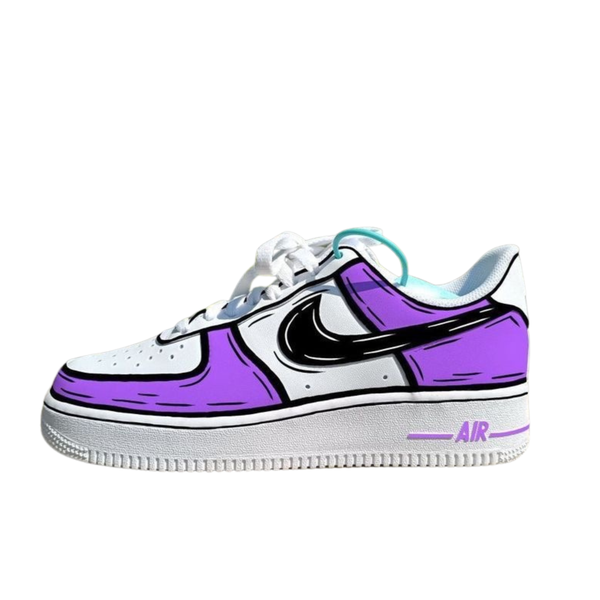 Air Force one - Coloured Cartoon