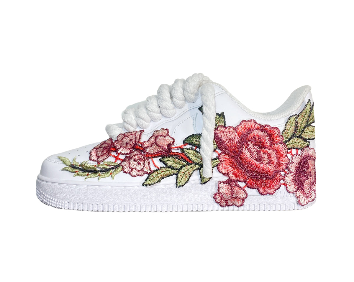 Air Force One - Flower + Rope Laces