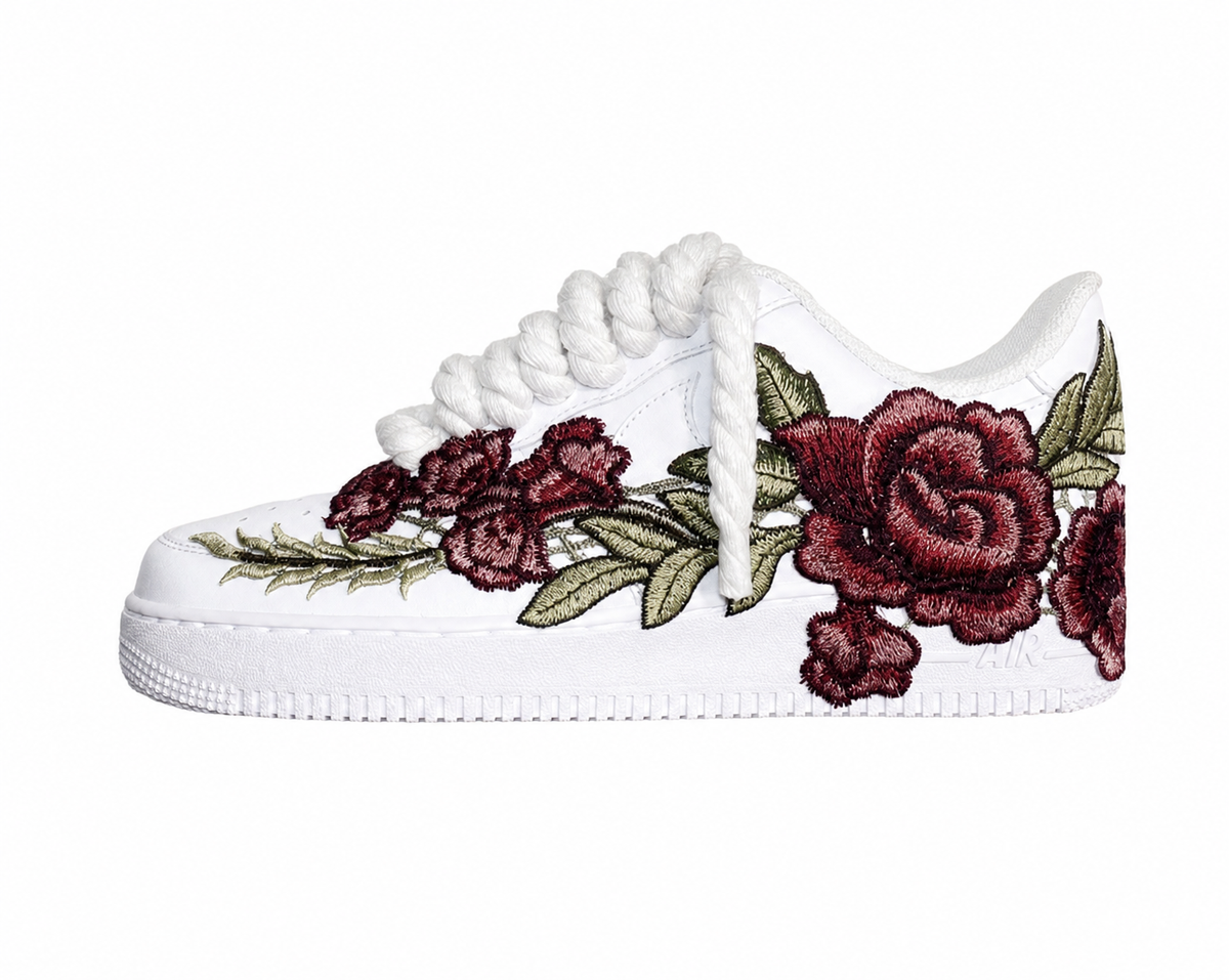 Air Force One - Flower + Rope Laces