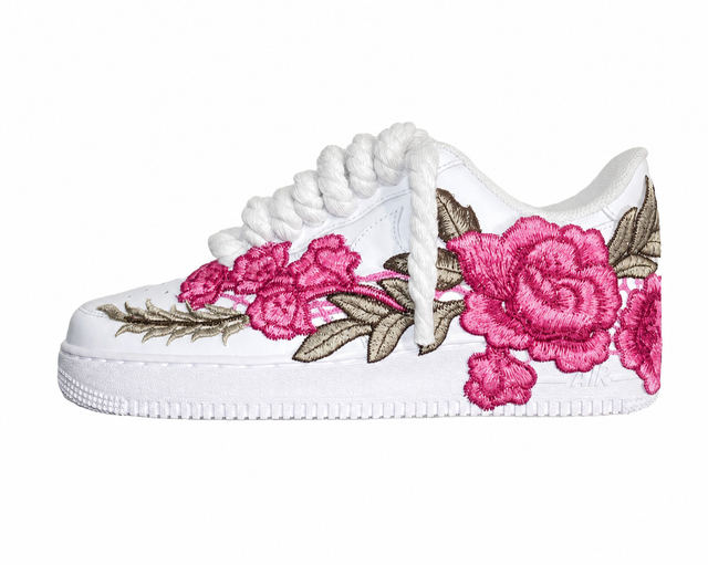 Air Force One - Flower + Rope Laces