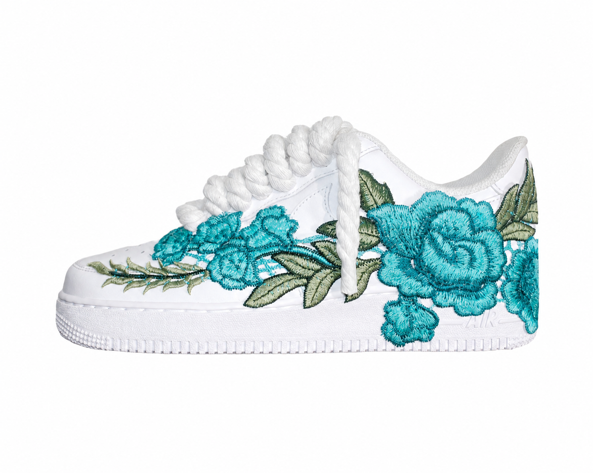 Air Force One - Flower + Rope Laces