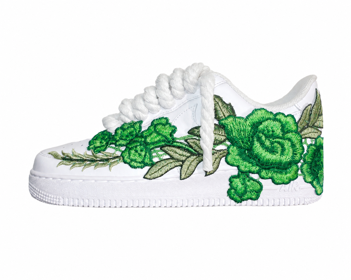 Air Force One - Flower + Rope Laces