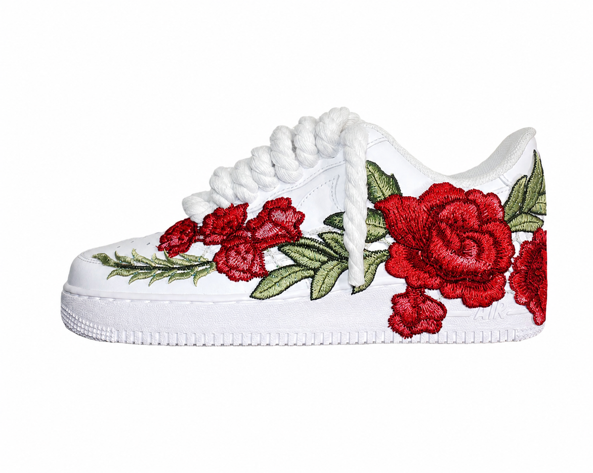 Air Force One - Flower + Rope Laces